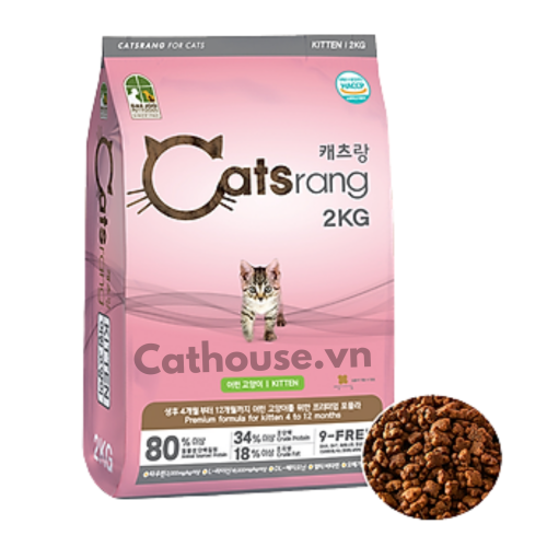 Catsrang Kittchen thức ăn hạt dinh dưỡng cho mèo con