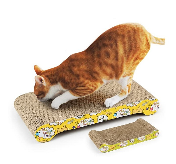 Cách làm đồ cào móng cho mèo bằng giấy carton