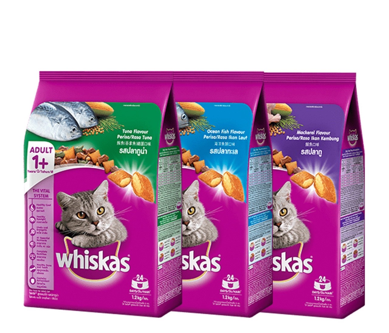 Hạt thức ăn cho mèo  whiskas